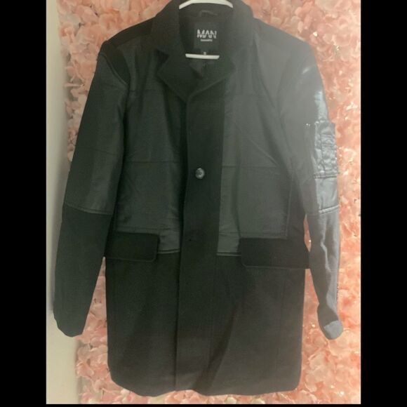 NWT! BooHoo Man Trench! - Picture 2 of 2